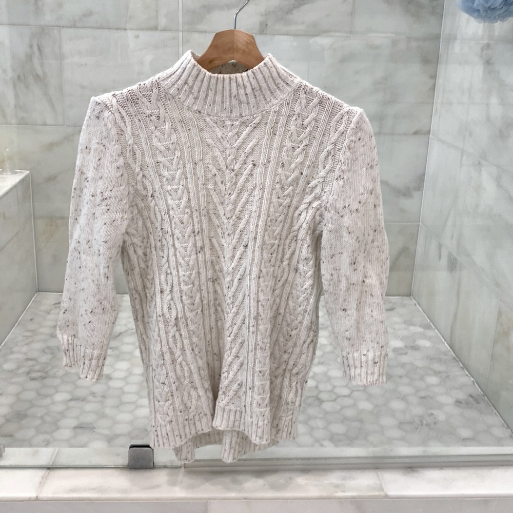 Love Scarlet. Size S , 3/4 sleeves , mock neck sweater